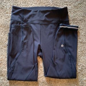 Lululemon Time To Sweat Crop 23” true navy